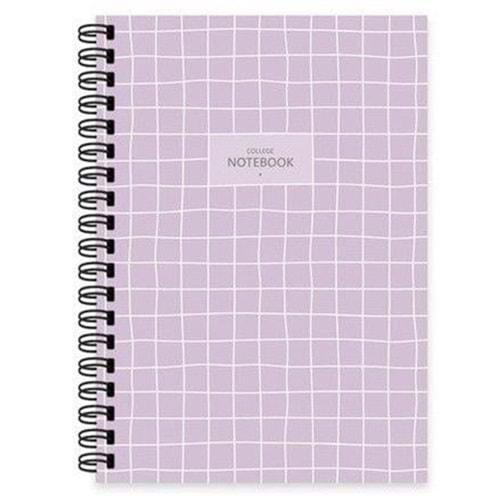 Keskin Color Defter A6 80 Yp.çiz Kar.kap.spr.Lila