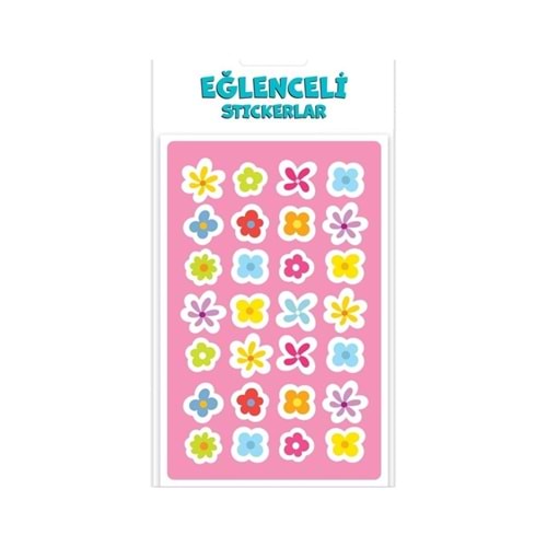 Keskin Color Puffy Sticker Orta Boy Çiçek 221204-99