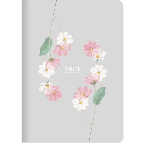 Keskin Color Defter A5 96 Yp.Çiz.Sert Kap. Start Gri 410391-99