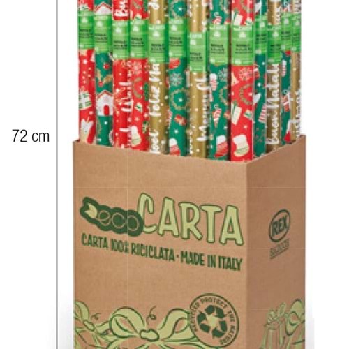 Rex Ambalaj Kağıdı Tekli Rulo -felice Natale 70x200 (1 Adet)