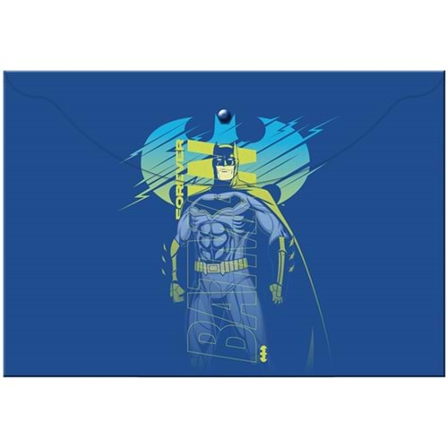 Batman Çıtçıtlı Dosya Plastik A4 120770-09 (1 Adet)