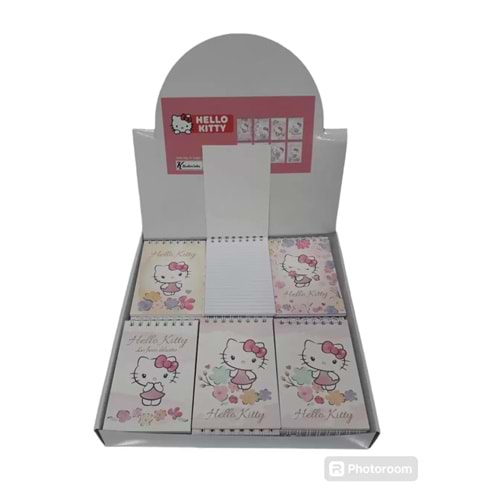 Hello Kitty Bloknot Spiralli 1 42 Yp.Çizgili A7 140100-08