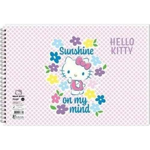 Hello Kitty Resim Defteri Spiralli 17x25 15 YP 300115-08