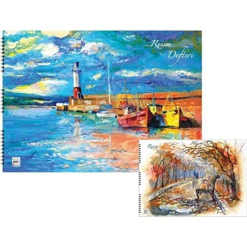 Keskin Color Spiralli Resim Defteri Basic 35x50 15 Yaprak 304215-99 (1 Adet)