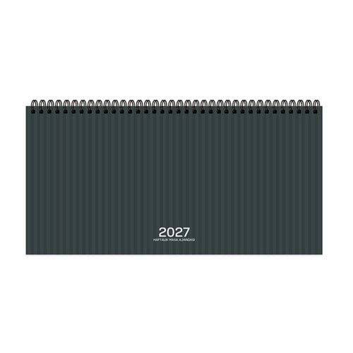 Keskin 2027-AJ-66 16x33,5 Spralli Haftalık Masa Ajandası-Atatürk (1 Adet)