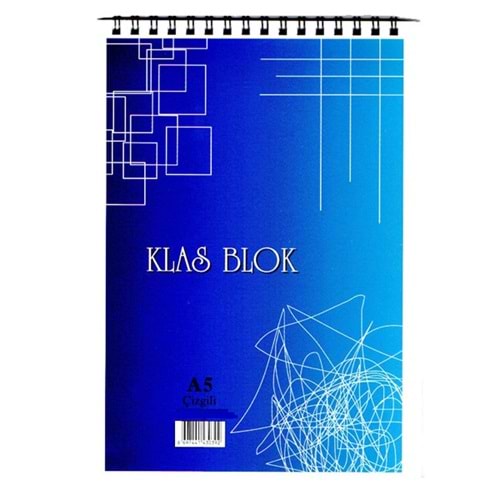 Klas Bloknot Spiralli Kareli 36 YP A5