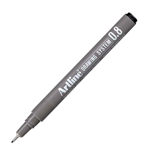 Artline Çizim Kalemi 0.8 MM Siyah EK238