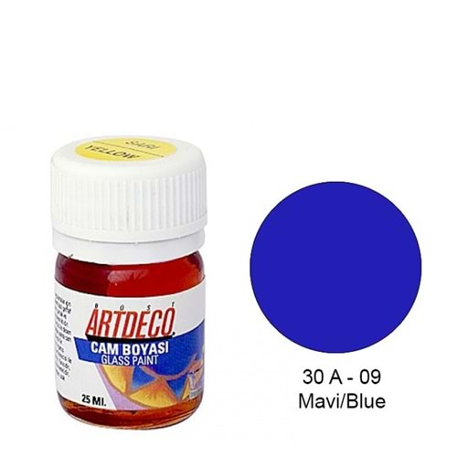 Artdeco Cam Boyası 25 Ml Öğrenci Tipi 09 Mavi (1 Adet)