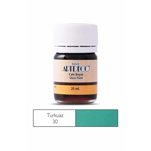 Artdeco Cam Boyası 25 Ml Öğrenci Tipi 30 Turkuaz (1 Adet)