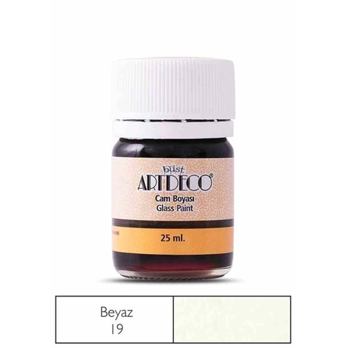 Artdeco Cam Boyası 25 Ml Öğrenci Tipi 19 Beyaz (1 Adet)