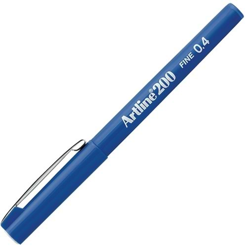 Artline Fineliner 0.4 MM Mavi EK-200N