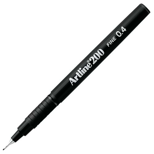 Artline Fineliner 0.4 MM Siyah EK-200N