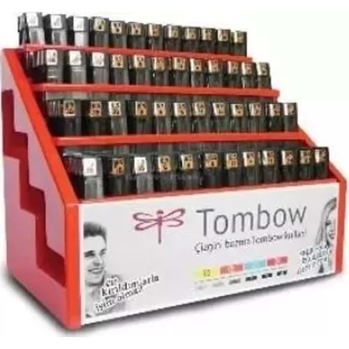 Tombow Min Klasik Mono Lead 2B 0.7 MM 720 Lİ Stand -ST-M1-RG 072B