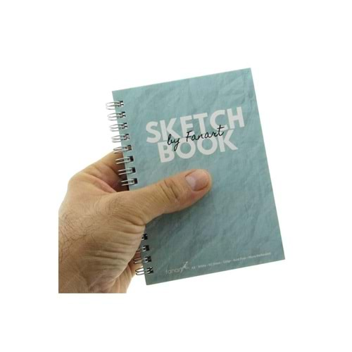 Fanart Academy Sketch Book 120 GR Spiralli 50 YP A6 Turkuaz 8671