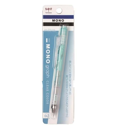 Tombow Mono Graph Mekanik Kurşun Kalem 0.5 MM Şeffaf Nane