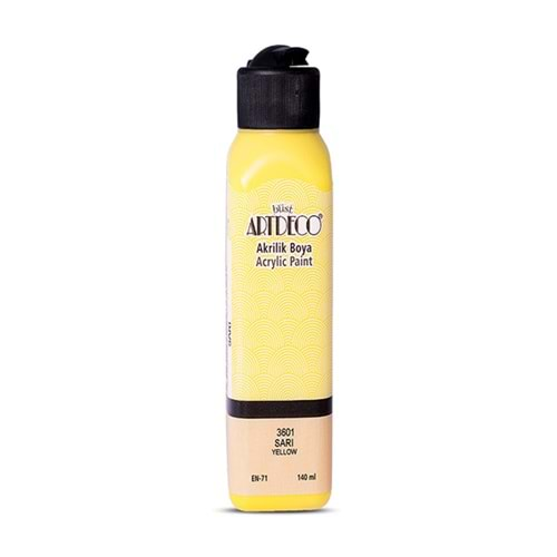 Artdeco Akrilik Boya 140 ML Sarı 070R-3601