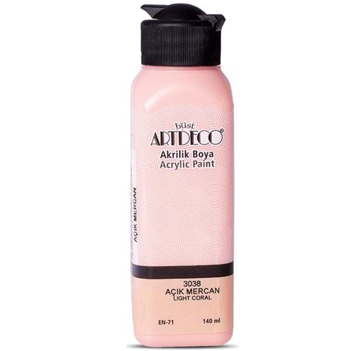 Artdeco Akrilik Boya 140 ML Açık Mercan 070R-3038