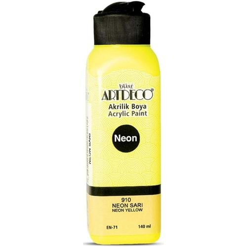 Artdeco Akrilik Boya 140 ML Fosforlu Sarı 070R-910