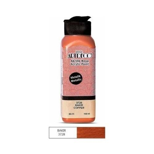 Artdeco Akrilik Boya 140 ML Metalik Bakır 071R-3728