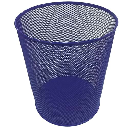 Mas Çöp Kovası Metal Tam Perforeli 10 LT Lacivert 854