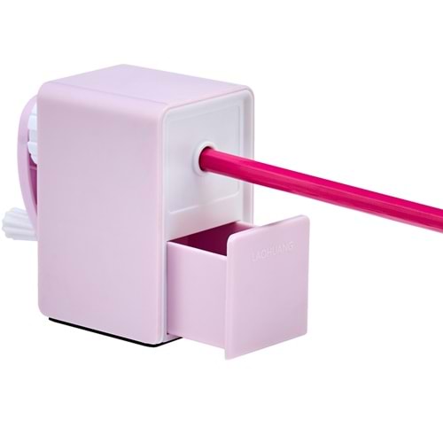 Mas Kalemtraş Kollu Masa Tipi Plastik Küçük Pembe 6734
