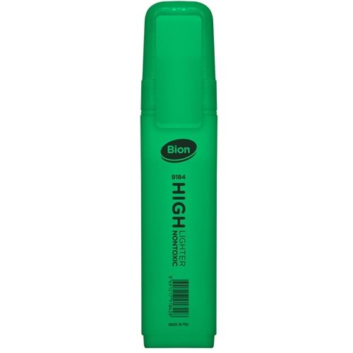 Bion Fosforlu Kalem Neon Yeşil 9184 (1 Adet)