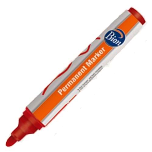 Bion Permanent Marker - Kırmızı 9157 (1 Adet)