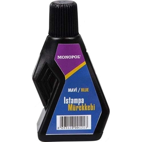 Monopol Istampa Mürekkebi 500 CC Mavi 1125