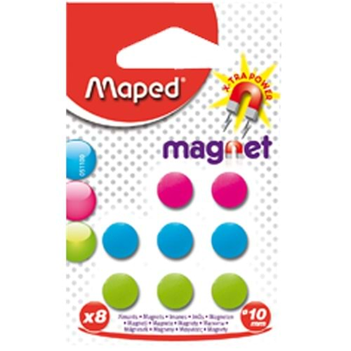 Maped Mıknatıs 10 MM 8 Lİ 051100