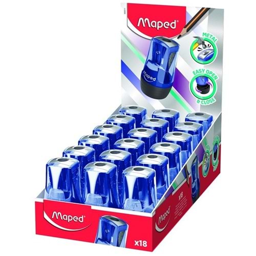 Maped KalemtraşTonic Metal Tek Delikli 068511 (1 Adet)