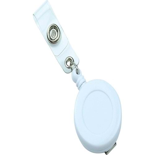 Factory Yaka Kartı Askı Yoyosu Beyaz (1 Adet)