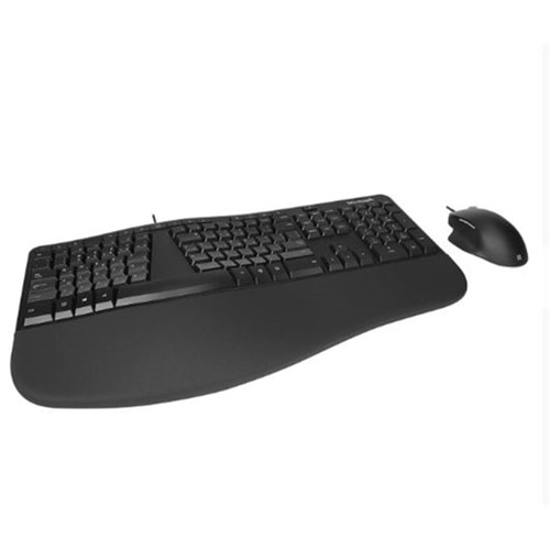 Microsoft Ergonomic Desktop Kablolu Klavye Mouse Set Hebrew Layout RJY-00016 (İthalatcı Garantili)