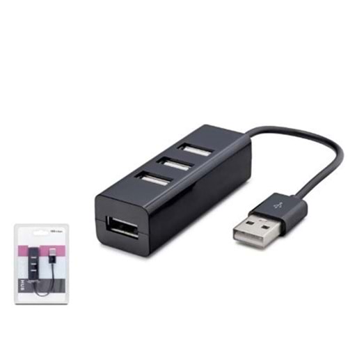 HADRON HDX7014 USB Hub 4 Port 480 Mbps Siyah