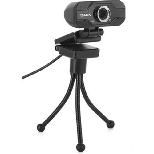 Dark WCAM11 1080P USB Web Kamera & Mini Tripod (1960x1280 Çözünürlük) Dahili Mikrofon