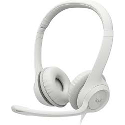 Logitech 981-001286 H390 Beyaz Usb Mikrofonlu Kulaklık