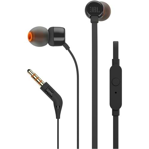 JBL Tune 160 Kulakİçi Mikrofonlu Kulaklık Siyah