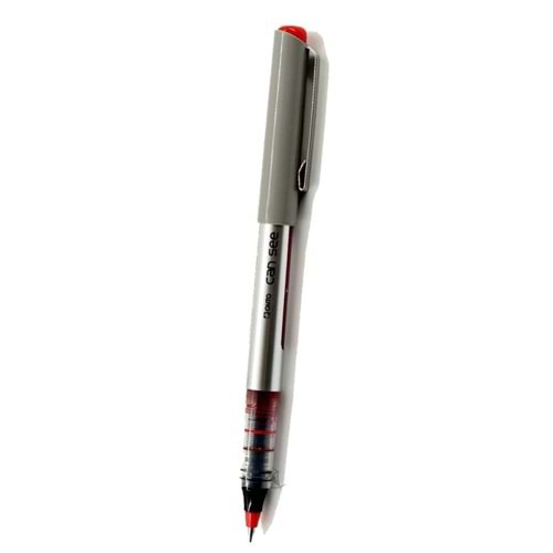 Ohto Roller Kalem Can See Jel Bilye Uçlu 0.7 mm Kırmızı CFR-157CSN (1 Adet)