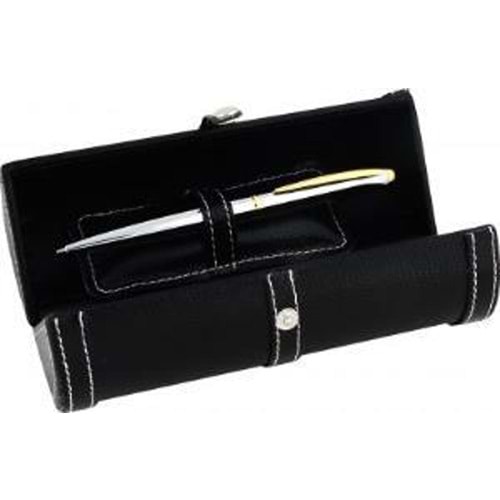 Steel Pen Tükenmez Kalem Noble Serisi Parlak Krom Gold T225