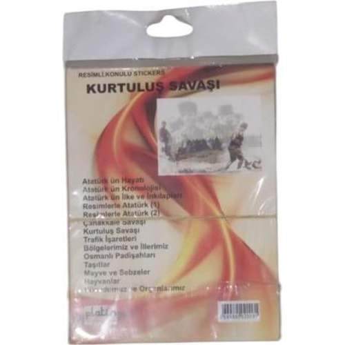 Platin Sticker Kurtuluş Savaşı