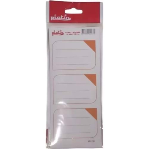Platin Okul-Ofis Etiketi 8,5x19,5 PE-120