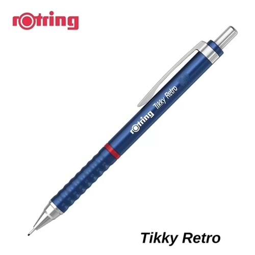 Rotring Versatil Kalem Tıkky Retro Metalik Mavi 0.5 MM 2202566