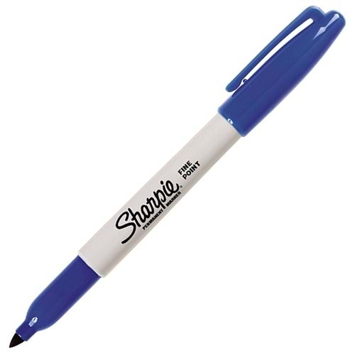 Sharpie Permanent Markör Fine Yuvarlak Uç Mavi S0810950 (1 Adet)
