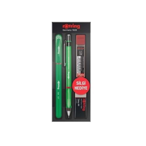 Rotring Visuclick + Jel Okul Seti 0.7 MM Yeşil