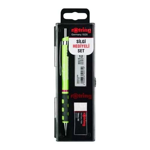 Rotring Okul Seti Tikky Rd 0.7+Min Silgi Hediyeli Limon Yeşili