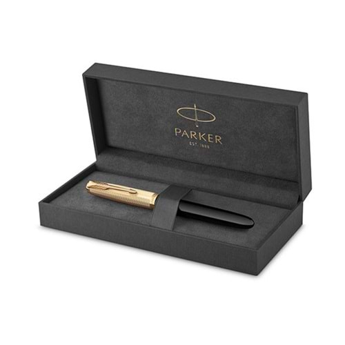 Parker Dolma Kalem Deluxe Siyah Gt 18k F Uç 51