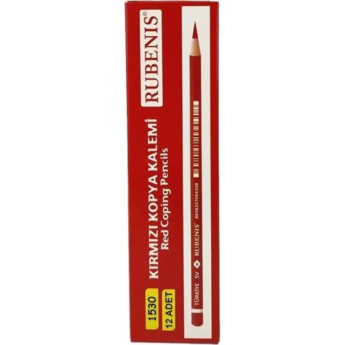 Rubenis Kopya Kalemi Kırmızı Lüks 1530 (1 Adet)