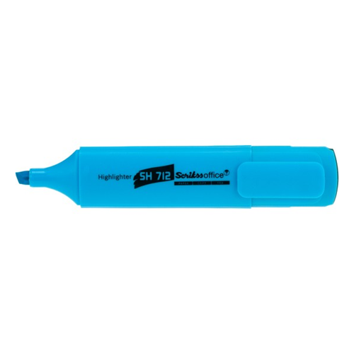 Scrikss Fosforlu Kalem Office Mavi SH 712 (1 Adet)