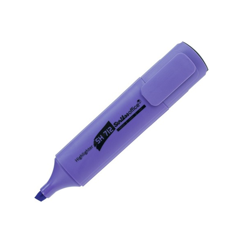 Scrikss Fosforlu Kalem Office Mor SH 712 (1 Adet)