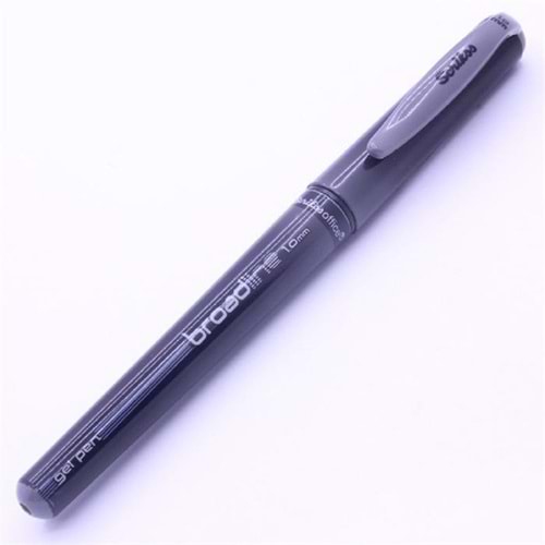 Scrikss Roller Kalem Broadline Jel 1.0 MM Siyah (1 Adet)