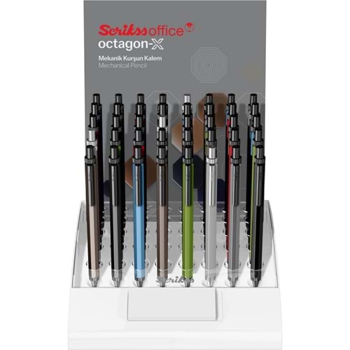 Scrikss Versatil Kalem Octagon-x 0.5 - 0.7 40 Lı
